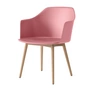 & Tradition - Rely Armchair HW76, clear lacquered oak / soft pink