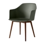 & Tradition - Rely Armchair HW76, walnut lacquered / bronze green