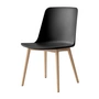 & Tradition - Rely Side Chair HW71, clear lacquered oak / black