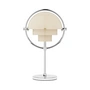 Gubi - Multi-Lite Portable rechargeable table lamp, chrome / pearl (Special Edition)