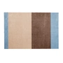 tica copenhagen - Stripes Horizontal Runner, 60 x 90 cm, ivory / sand / blue
