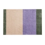 tica copenhagen - Stripes Horizontal Runner, 60 x 90 cm, lilac / ivory / green