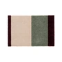 tica copenhagen - Stripes Horizontal Runner, 40 x 60 cm, green / ivory / bordeaux