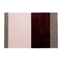 tica copenhagen - Stripes Horizontal Runner, 60 x 90 cm, bordeaux / rose / sand