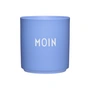 Design Letters - AJ Favourite Porcelain mug, Moin / sky blue