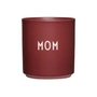 Design Letters - AJ Favourite Porcelain mug, mom / burgundy