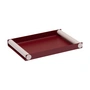 Design Letters - Ray Tray, Medium, burgundy / pastel beige