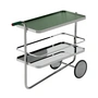 Thonet - S 179 Tanqueray serving trolley, chrome / london green