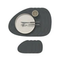 Lind DNA - Gift set Curve L, Nupo anthracite (4 placemats + 4 glass coasters)
