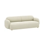 Northern - Gem 3-seater sofa, 220 x 97 cm, light oiled oak / natural ( Nevotex Lillehammer )