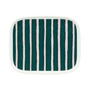 Marimekko - Oiva Piccolo plate, 15 x 12 cm, white / pink / dark green