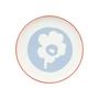 Marimekko - Oiva Unikko Plate Ø 20 cm, white / light blue / orange