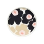 Marimekko - Oiva Unikko Plate Ø 20 cm, white / charcoal / sand / pink