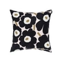 Marimekko - Pieni Unikko Cushion cover, 50 x 50 cm, pink / charcoal / lt.brown