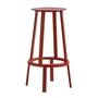 HAY - Revolver Bar stool, h: 76 cm, red