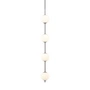 Umage - Audrey 4 LED pendant light, steel / opal glass