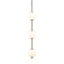 Umage - Audrey 3 LED pendant light, brass / opal glass