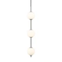 Umage - Audrey 3 LED pendant light, steel / opal glass