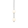 Umage - Audrey 2 LED pendant light, steel / opal glass