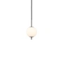 Umage - Audrey 1 LED pendant light, steel / opal glass