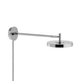 Umage - Asteria LED wall light, long, monochrome / polished steel