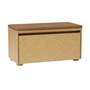 Umage - Hideaway Storage bench, rasterized oak / sugar brown