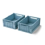 LIEWOOD - Weston Storage box, 36 x 25 x 13.5 cm, beach blue (set of 2)
