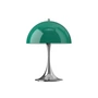 Louis Poulsen - Panthella 250 Portable V3 Rechargeable LED table lamp, chrome / original opal green