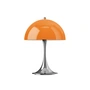 Louis Poulsen - Panthella 250 Portable V3 Rechargeable LED table lamp, chrome / original opal orange