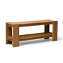 Form & Refine - Beam bench, 112 cm, dark brown