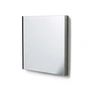 Form & Refine - Taper mirror, 40 x 40 cm, brushed stainless steel