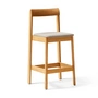 Form & Refine - Blueprint Bar stool, upholstered, oiled oak (Hallingdal 65)