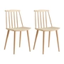 HAY - J77 Chair, natural beech (set of 2)