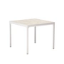 HOUE - FOUR Outdoor table, 90 x 90 cm, muted white / shell