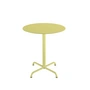 HOUE - Pico Garden table, Ø 64 cm, 4-star frame, lemon zest