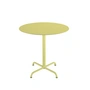 HOUE - Pico Garden table, Ø 74 cm, 4-star frame, lemon zest