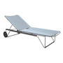 HOUE - CLICK Chaise Longue adjustable, dusty light blue