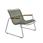 HOUE - CLICK Roomy Outdoor Lounge Chair, olive green
