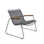 HOUE - CLICK Roomy Outdoor Lounge Chair, dark gray
