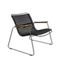 HOUE - CLICK Roomy Outdoor Lounge Chair, black
