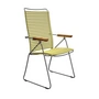 HOUE - CLICK Position outdoor armchair, lemon zest