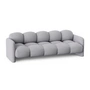 OUT Objekte unserer Tage - Sander Up 3-seater sofa, light gray (fabric Kvadrat Autumn 0101)