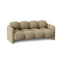 OUT Objekte unserer Tage - Sander Up 2-seater sofa, beige (fabric Kvadrat Autumn 0221)