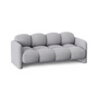 OUT Objekte unserer Tage - Sander Up 2-seater sofa, light gray (fabric Kvadrat Autumn 0101)