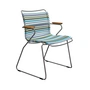 HOUE - CLICK Outdoor Dining armchair with low backrest, multicolor 2