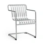 HAY - Palissade Cantilever Dining armchair, hot galvanized