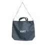 HAY - Grid Crossover Bag M, dark blue