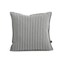 HAY - Terrazza Outdoor cushion, 50 x 50 cm, thick stripes, gray