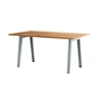 TipToe - NEW MODERN Dining table 95 x 160 cm, recycled reclaimed wood / pale blue