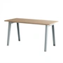 TipToe - NEW MODERN Desk, 75 x 150 cm, birch / pale blue